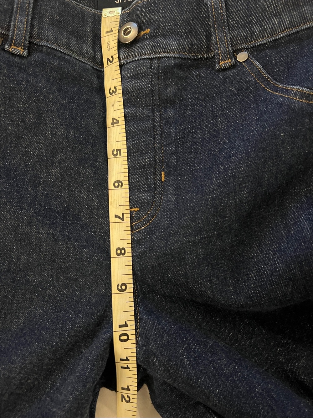 SPANX Dark Blue Flared Jeans - Picture 5 of 6